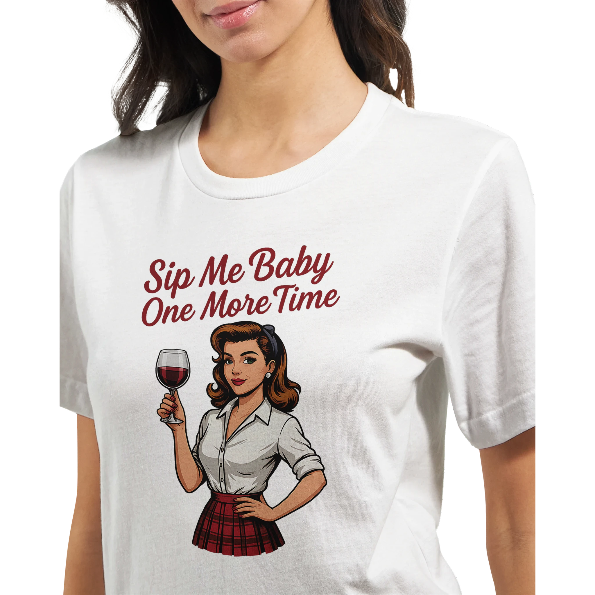 Retro sarcasm wine shirt – unfiltered and proud