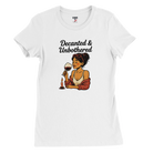 Cozy wine night tee for women who snack, sip, and skip the drama. Comfy vibes, bougie energy.