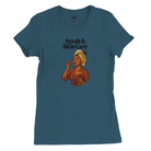 Cozy wine night tee for women who snack, sip, and skip the drama. Comfy vibes, bougie energy.