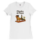 Cozy wine night tee for women who snack, sip, and skip the drama. Comfy vibes, bougie energy.