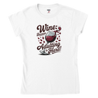 Cozy wine night tee for women who snack, sip, and skip the drama. Comfy vibes, bougie energy.