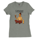 Cozy wine night tee for women who snack, sip, and skip the drama. Comfy vibes, bougie energy.