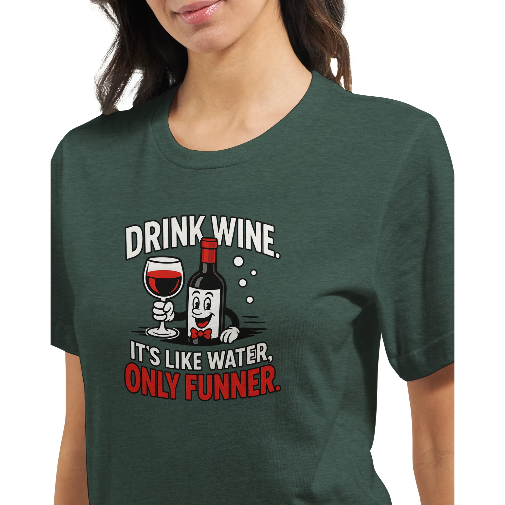 Retro sarcasm wine shirt – unfiltered and proud