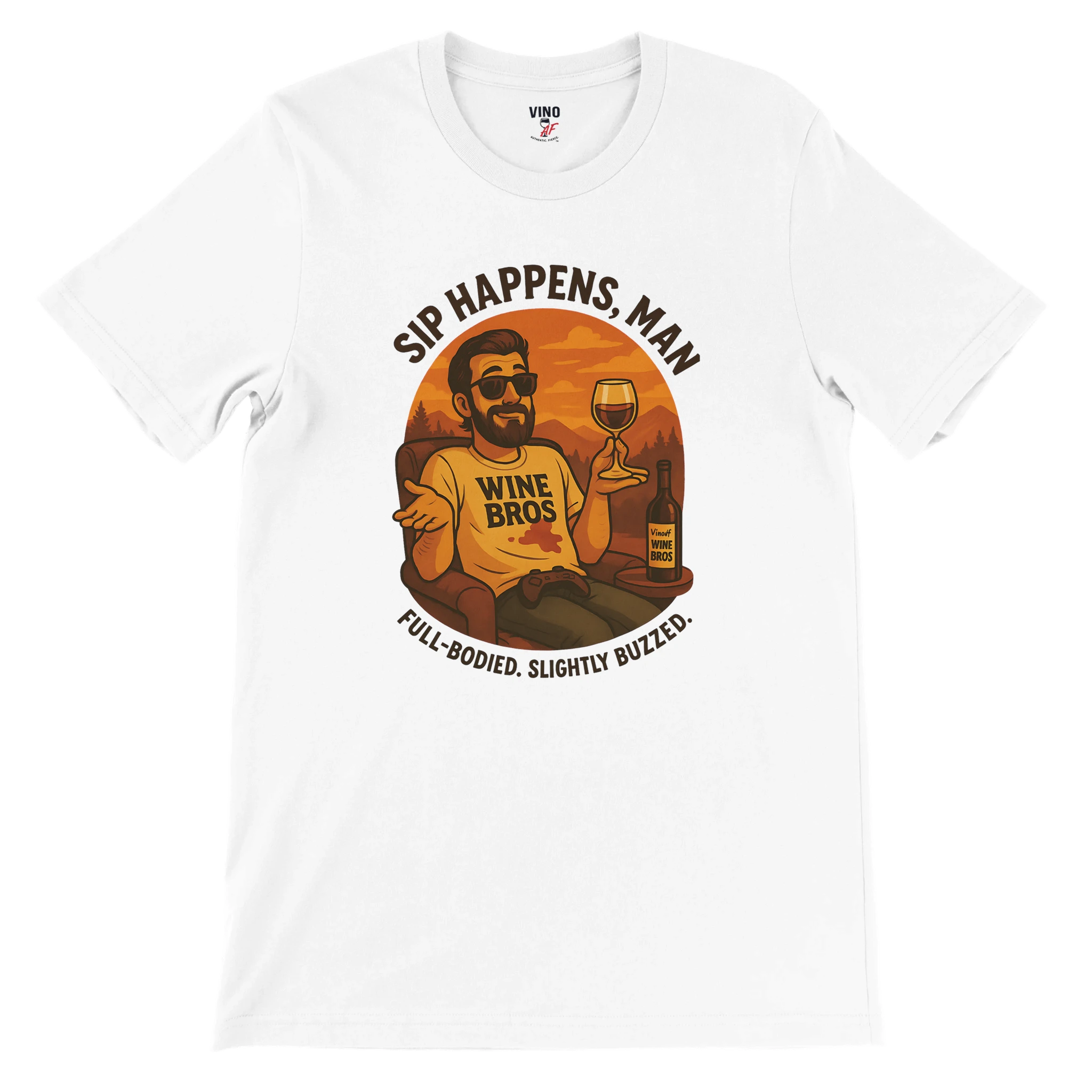 Wine Bros Collection shirt – full-bodied humor for bros