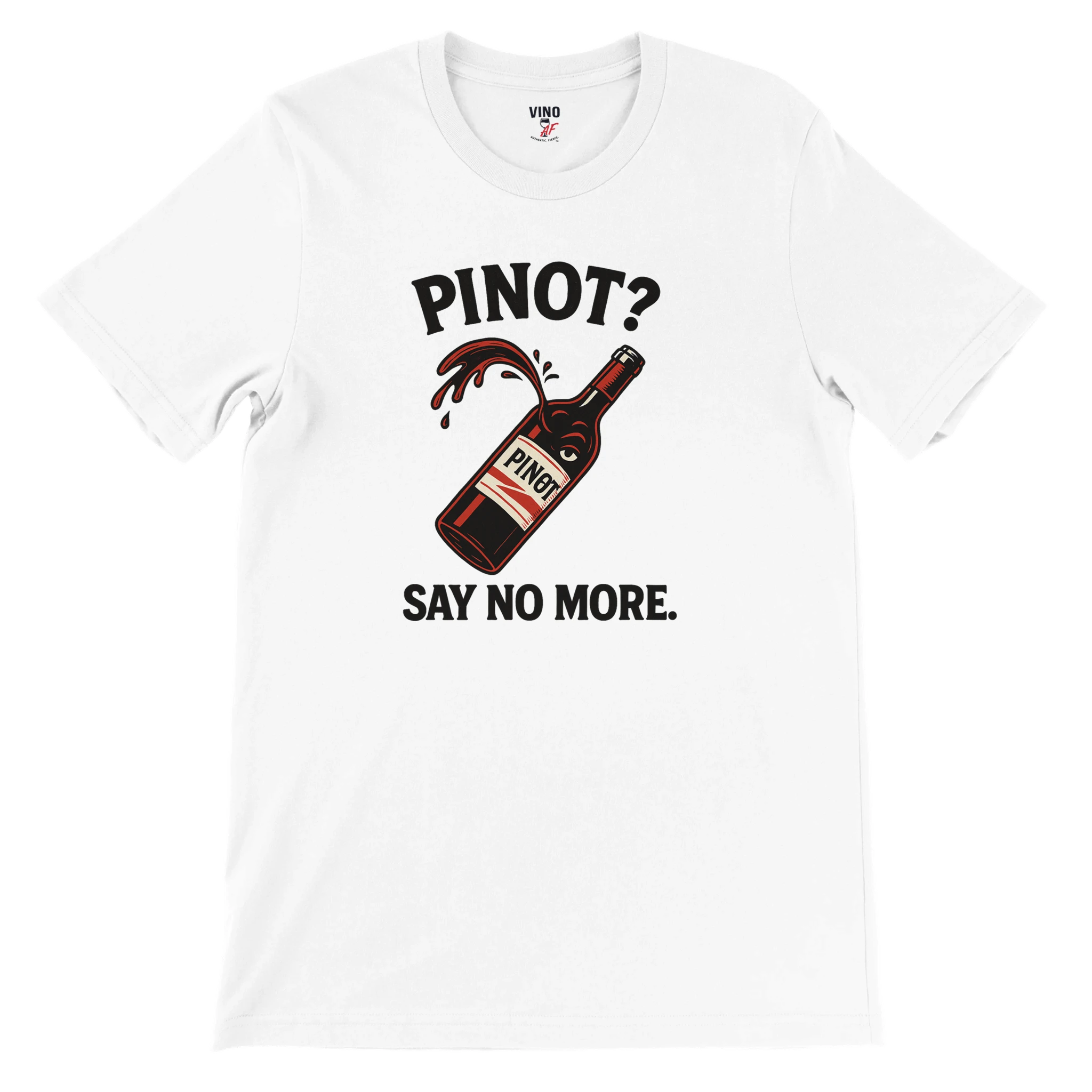 Retro sarcasm wine shirt – unfiltered and proud