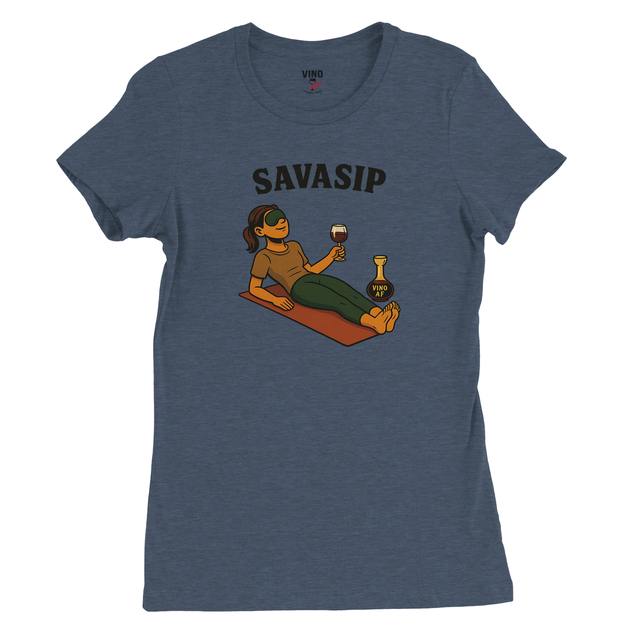 Cozy wine night tee for women who snack, sip, and skip the drama. Comfy vibes, bougie energy.