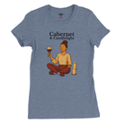 Cozy wine night tee for women who snack, sip, and skip the drama. Comfy vibes, bougie energy.
