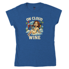 Cozy wine night tee for women who snack, sip, and skip the drama. Comfy vibes, bougie energy.
