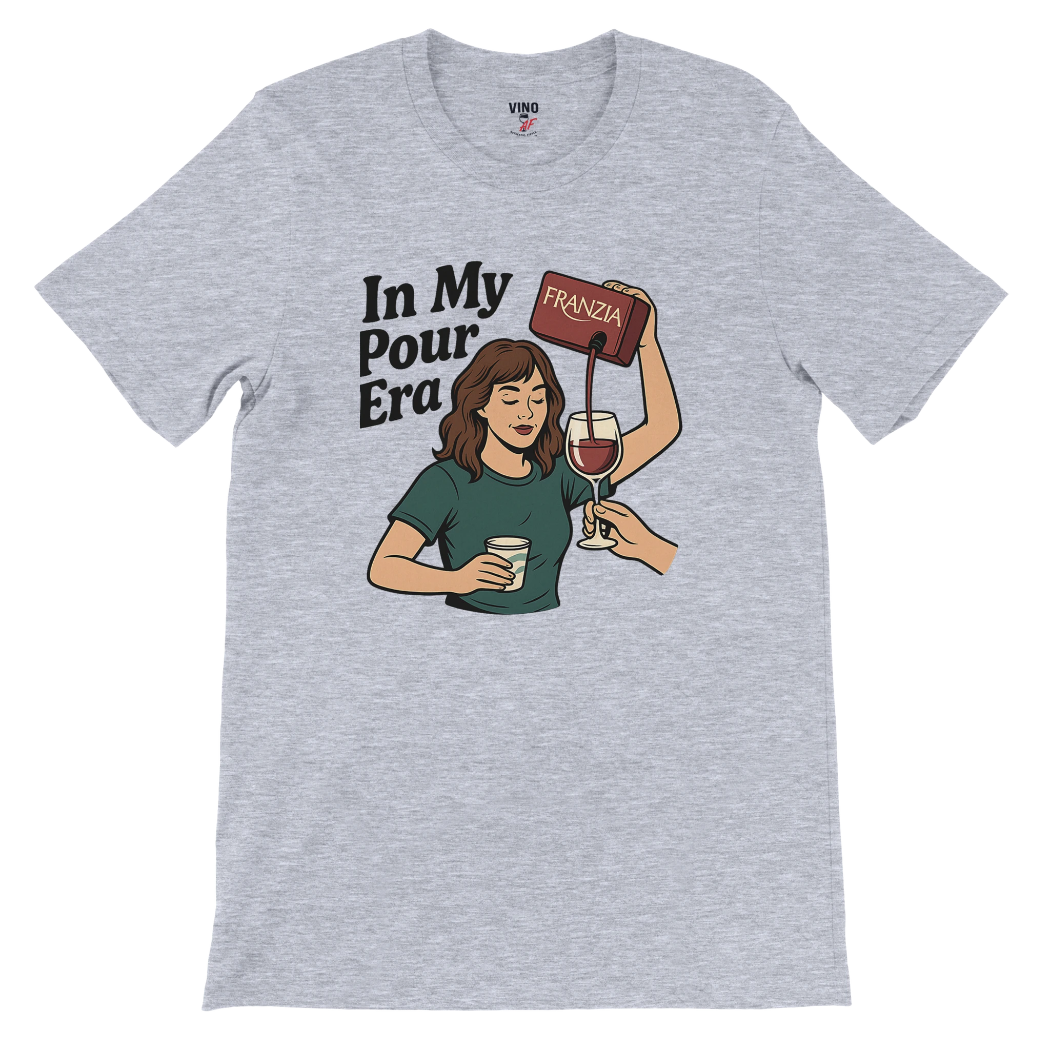 Retro sarcasm wine shirt – unfiltered and proud