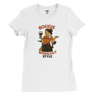 Cozy wine night tee for women who snack, sip, and skip the drama. Comfy vibes, bougie energy.