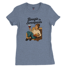 Cozy wine night tee for women who snack, sip, and skip the drama. Comfy vibes, bougie energy.