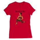 Cozy wine night tee for women who snack, sip, and skip the drama. Comfy vibes, bougie energy.