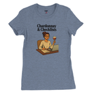 Cozy wine night tee for women who snack, sip, and skip the drama. Comfy vibes, bougie energy.