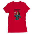 Cozy wine night tee for women who snack, sip, and skip the drama. Comfy vibes, bougie energy.