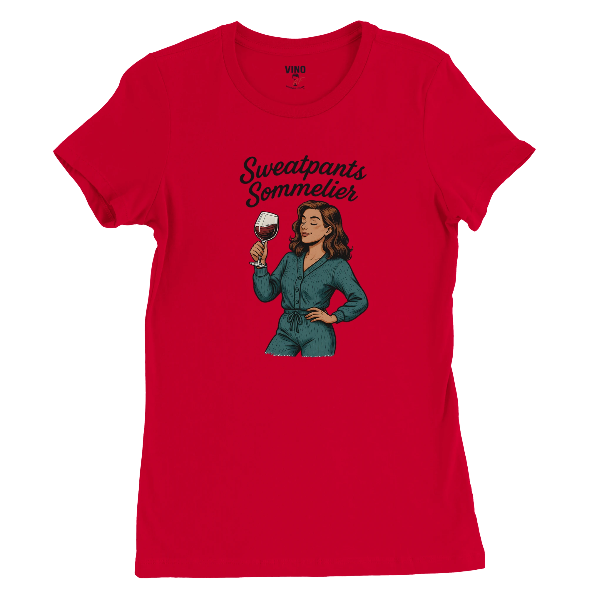 Cozy wine night tee for women who snack, sip, and skip the drama. Comfy vibes, bougie energy.