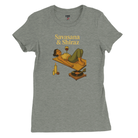 Cozy wine night tee for women who snack, sip, and skip the drama. Comfy vibes, bougie energy.
