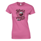 Cozy wine night tee for women who snack, sip, and skip the drama. Comfy vibes, bougie energy.
