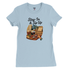 Cozy wine night tee for women who snack, sip, and skip the drama. Comfy vibes, bougie energy.