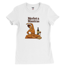 Cozy wine night tee for women who snack, sip, and skip the drama. Comfy vibes, bougie energy.