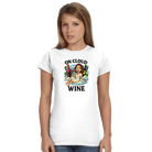 Cozy wine night tee for women who snack, sip, and skip the drama. Comfy vibes, bougie energy.