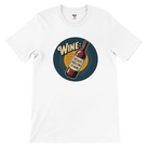 Retro sarcasm wine shirt – unfiltered and proud
