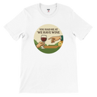 Retro sarcasm wine shirt – unfiltered and proud