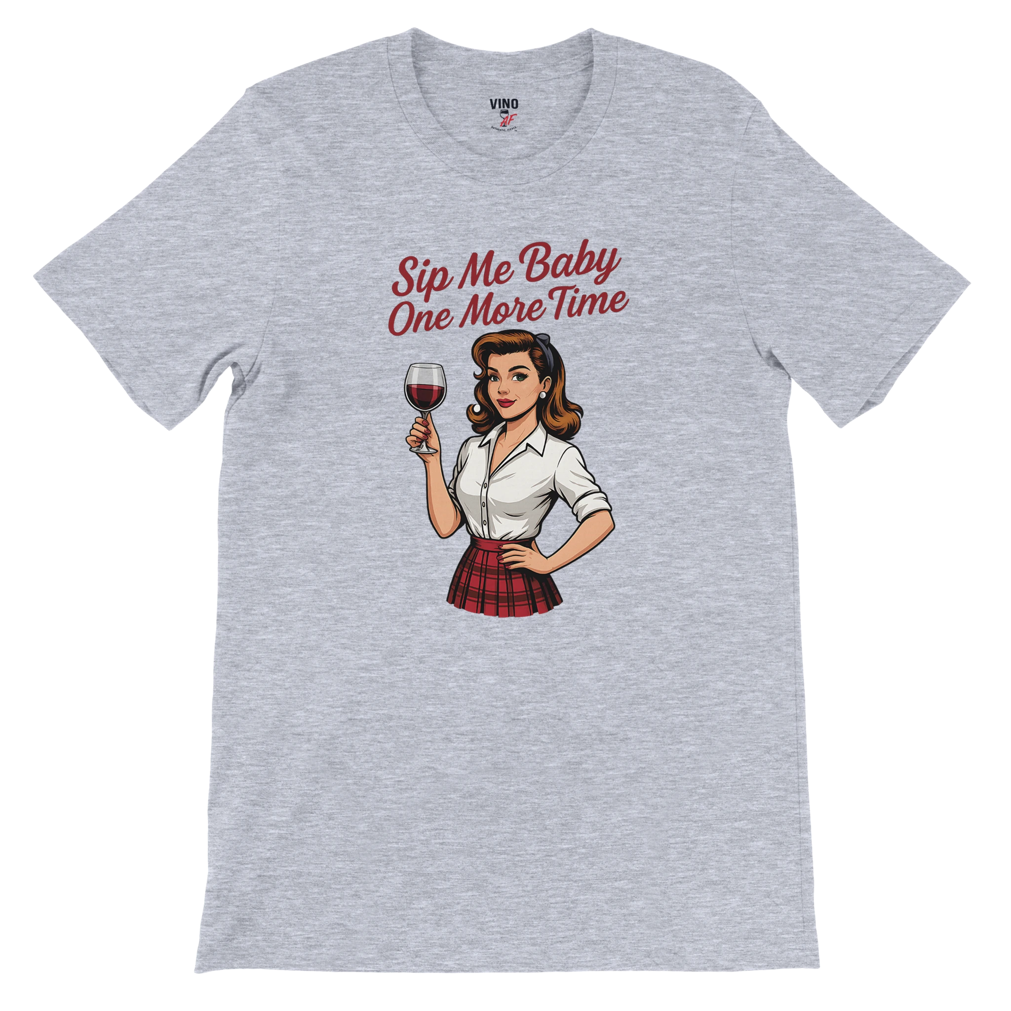 Retro sarcasm wine shirt – unfiltered and proud
