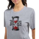 Retro sarcasm wine shirt – unfiltered and proud