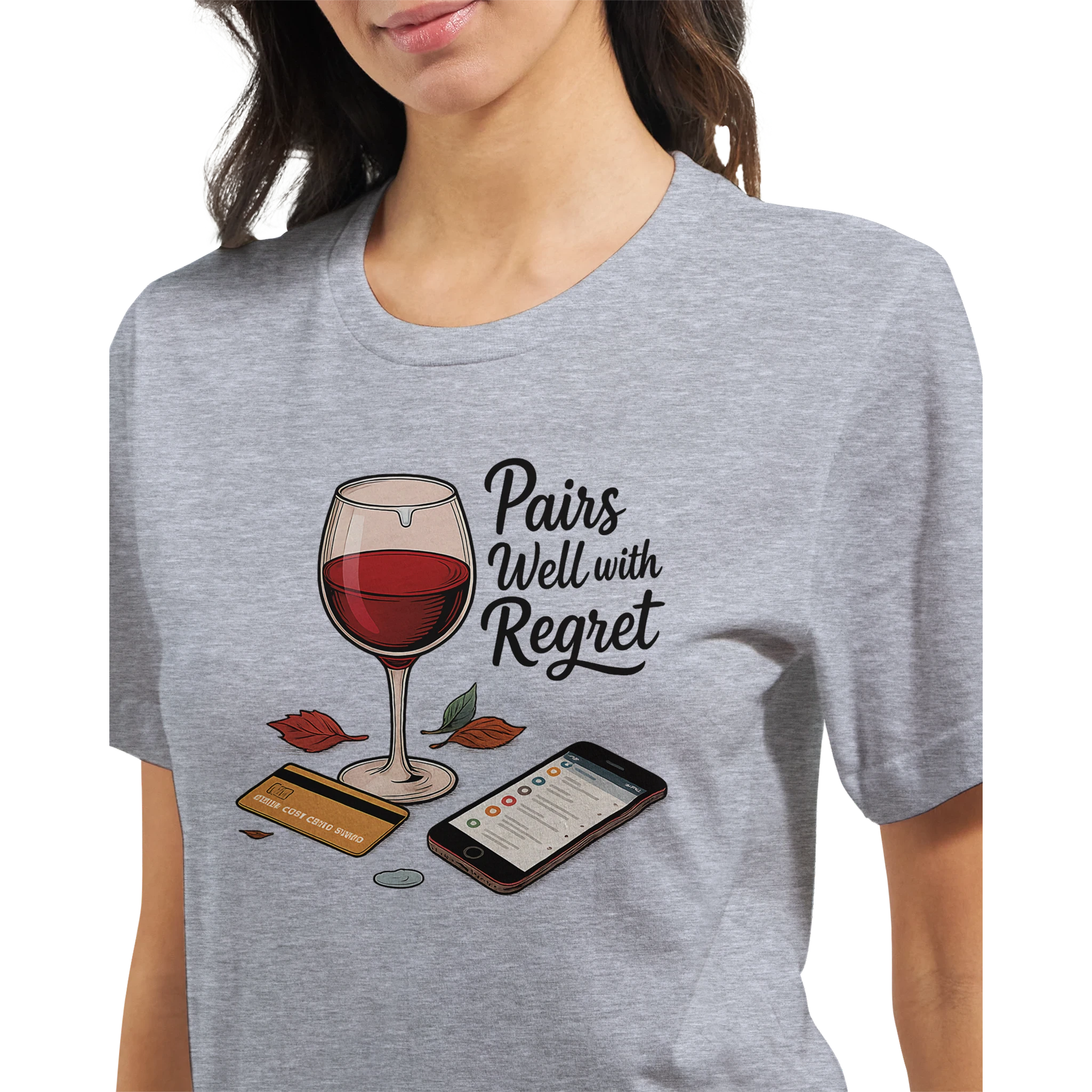 Retro sarcasm wine shirt – unfiltered and proud