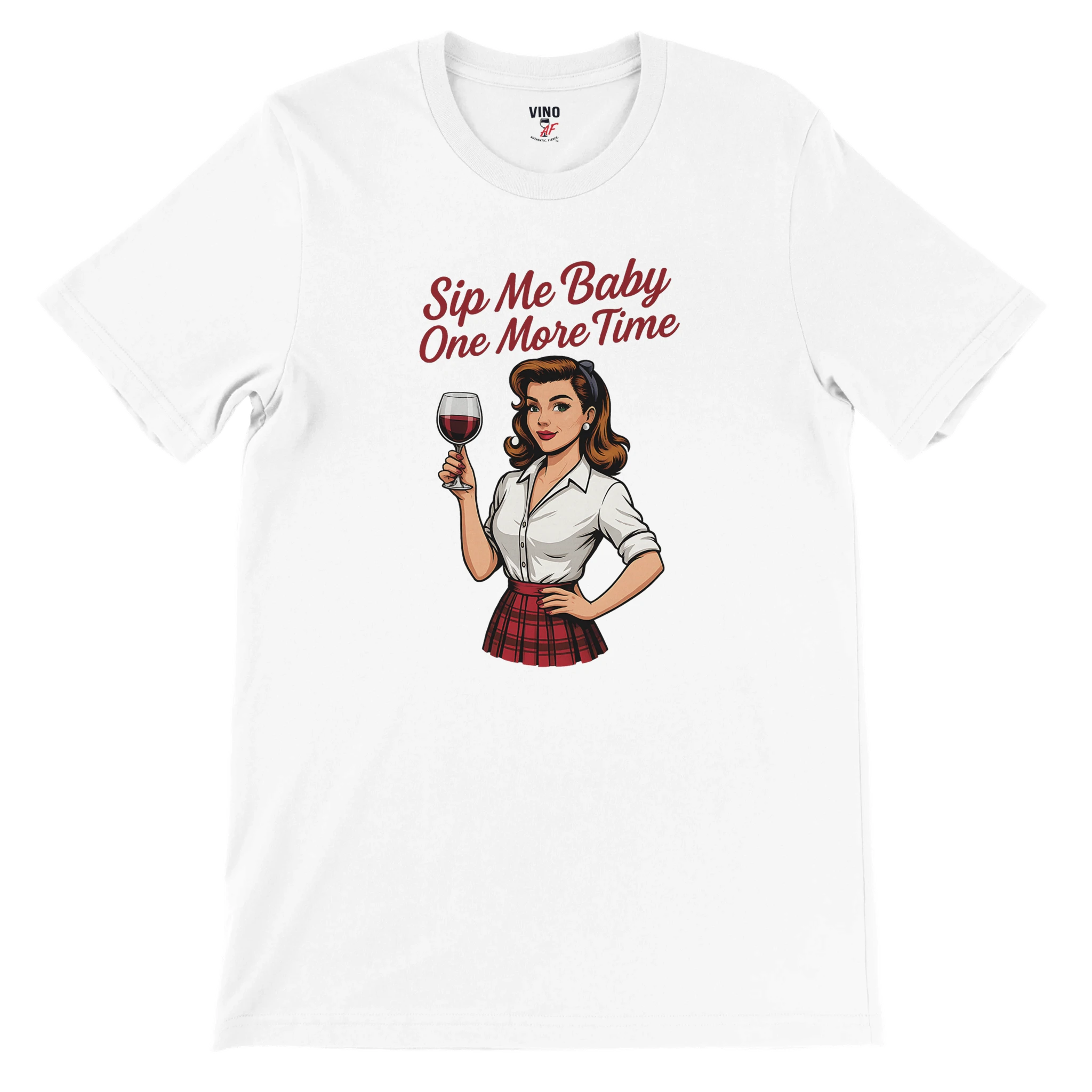 Retro sarcasm wine shirt – unfiltered and proud