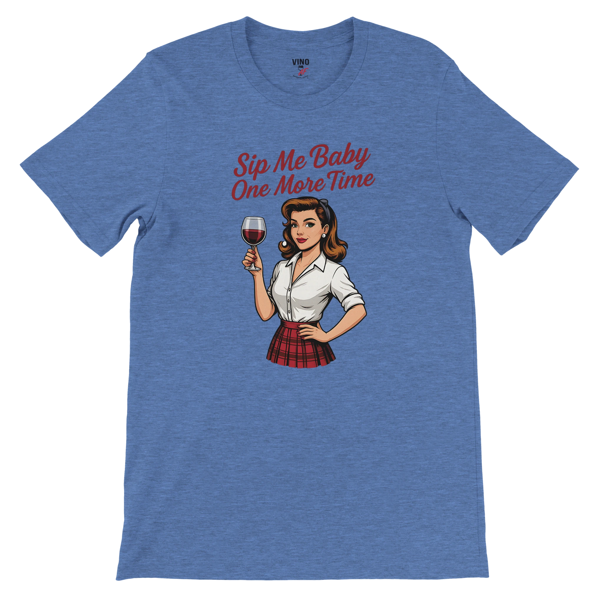 Retro sarcasm wine shirt – unfiltered and proud