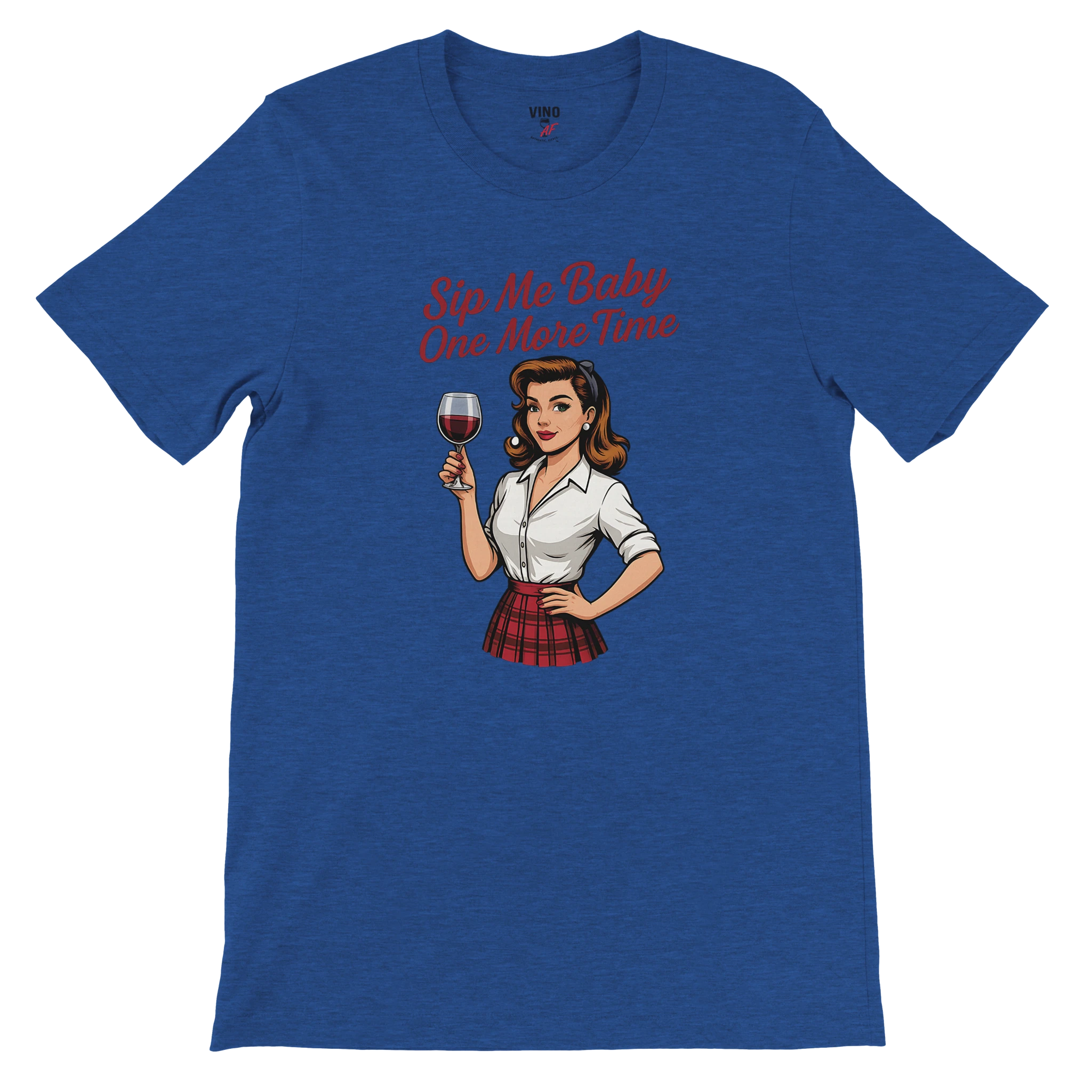 Retro sarcasm wine shirt – unfiltered and proud