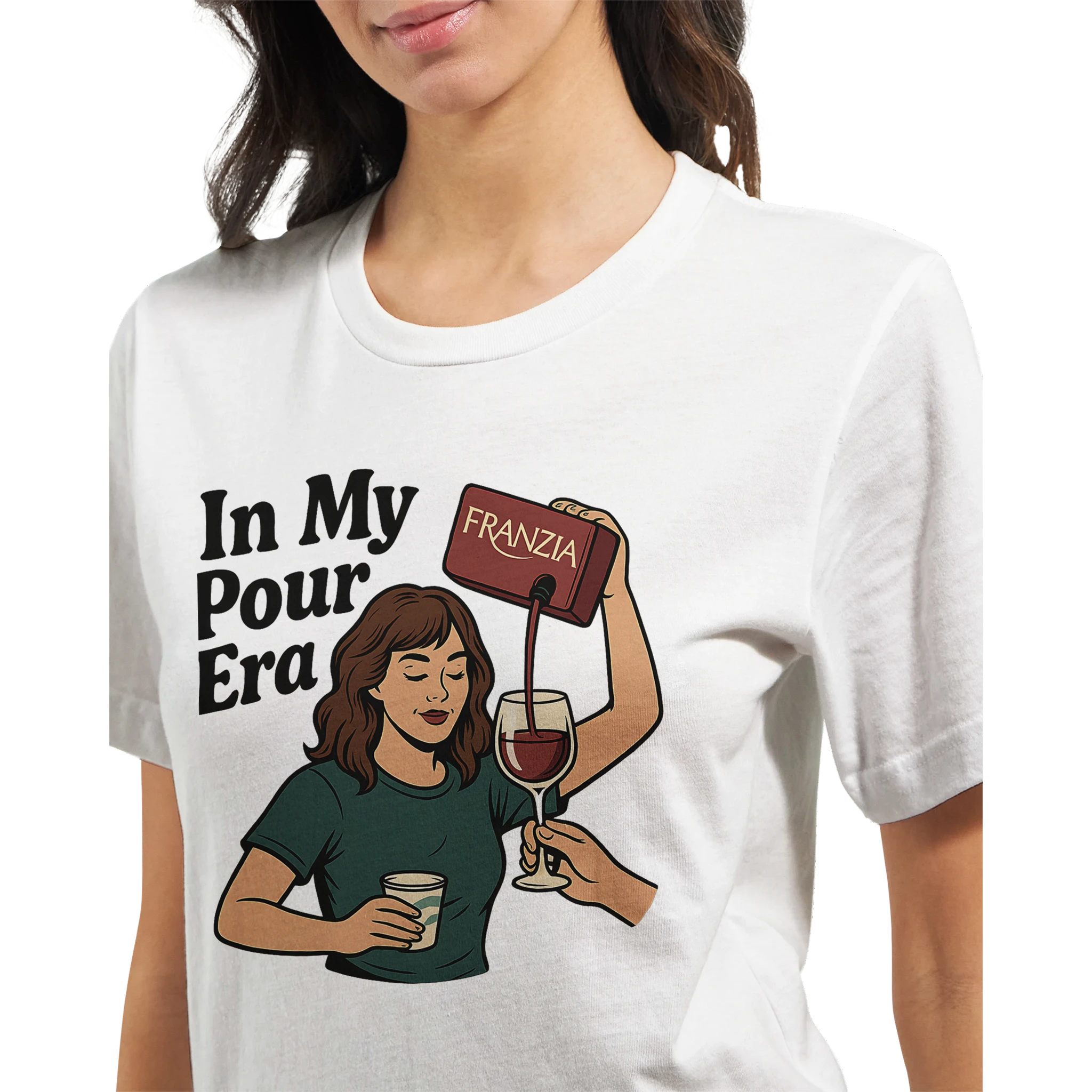 Retro sarcasm wine shirt – unfiltered and proud