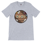 Retro sarcasm wine shirt – unfiltered and proud