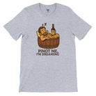 Retro sarcasm wine shirt – unfiltered and proud