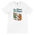 Retro sarcasm wine shirt – unfiltered and proud