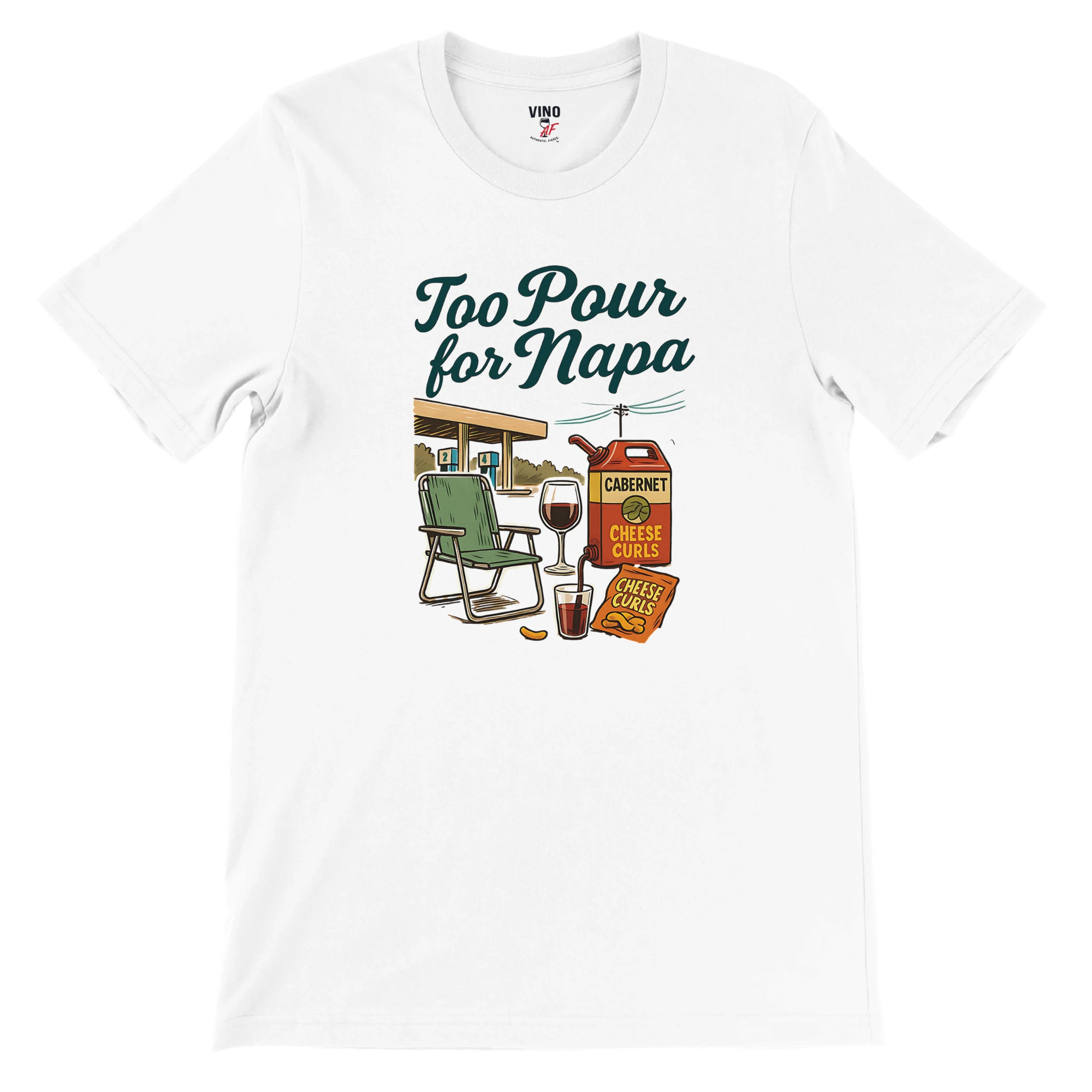 Retro sarcasm wine shirt – unfiltered and proud