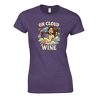 Cozy wine night tee for women who snack, sip, and skip the drama. Comfy vibes, bougie energy.
