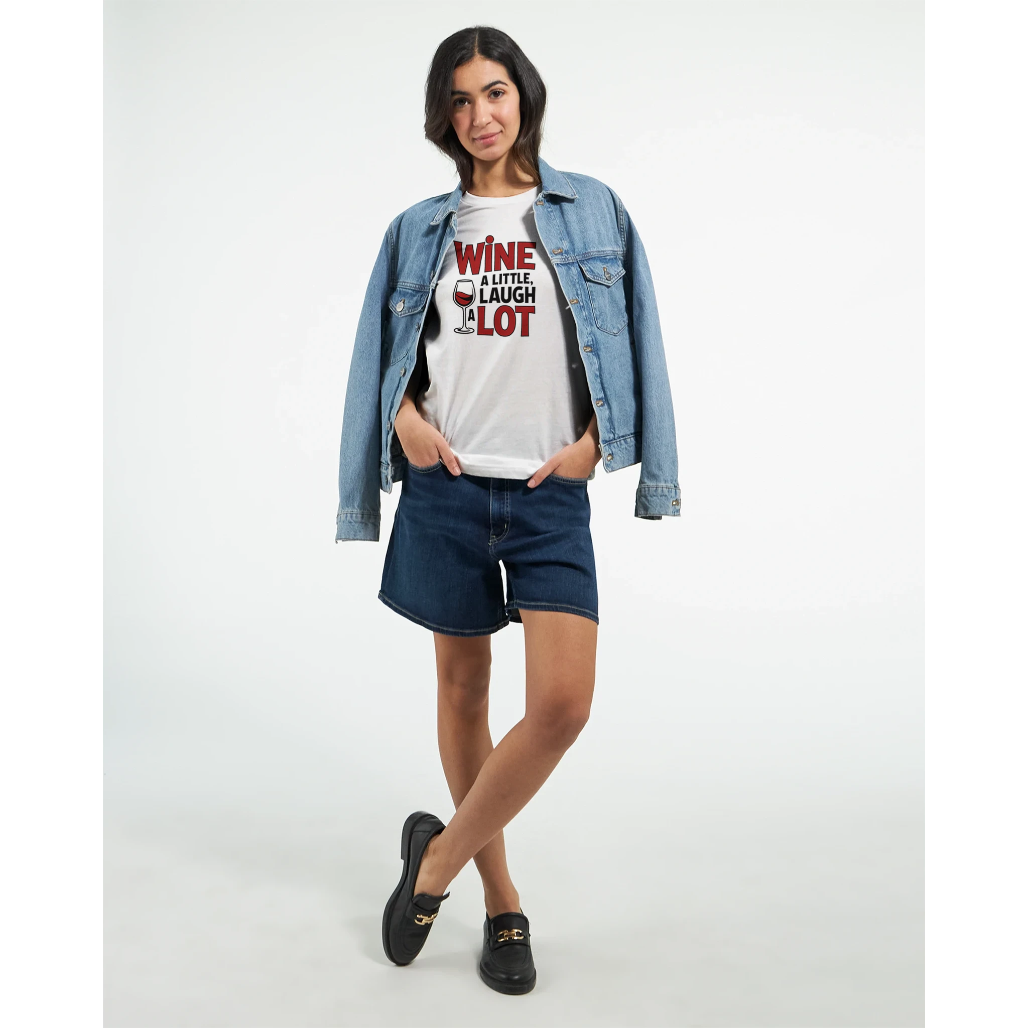 Retro sarcasm wine shirt – unfiltered and proud