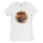 Cozy wine night tee for women who snack, sip, and skip the drama. Comfy vibes, bougie energy.