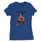 Cozy wine night tee for women who snack, sip, and skip the drama. Comfy vibes, bougie energy.