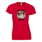 Cozy wine night tee for women who snack, sip, and skip the drama. Comfy vibes, bougie energy.