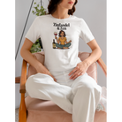 Cozy wine night tee for women who snack, sip, and skip the drama. Comfy vibes, bougie energy.