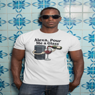 Retro sarcasm wine shirt – unfiltered and proud